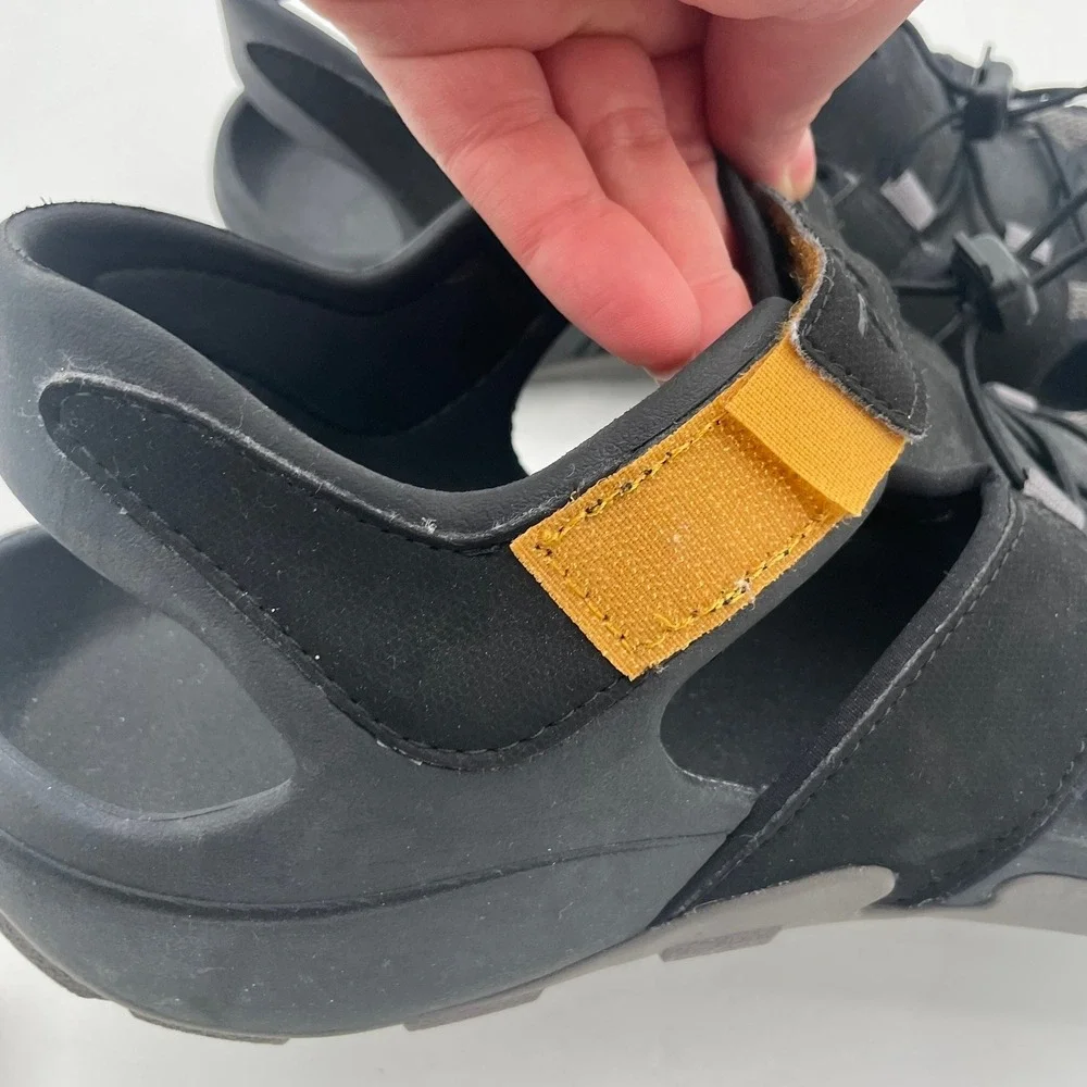 Teva Mens Black Closed Toe Sport Sandals Hook & Loop Water Hiking‎ 13 trail